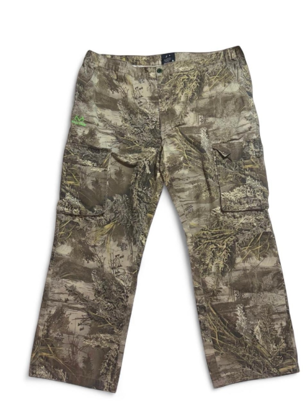 Realtree Men's Camo Cargo Pants - Brown/Green